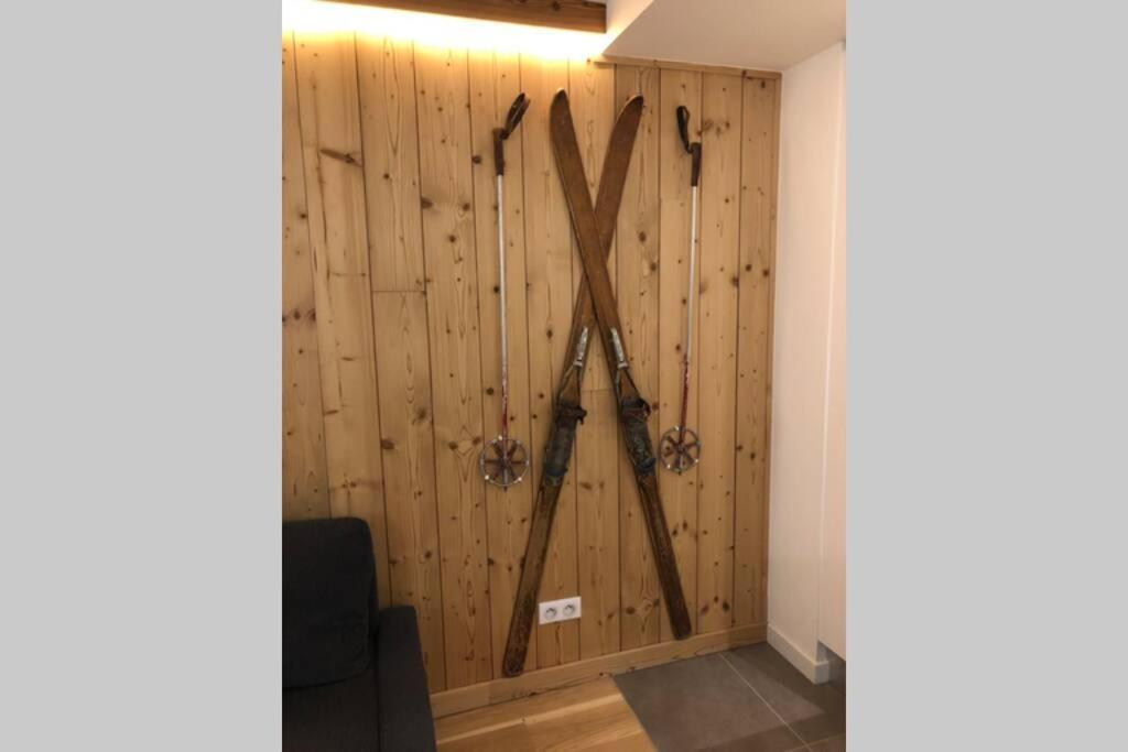 chic appart 6 pers dans résidence luxueuse La Cordee wellness gym piscine OUVERT et télétravail Chamonix Extérieur photo