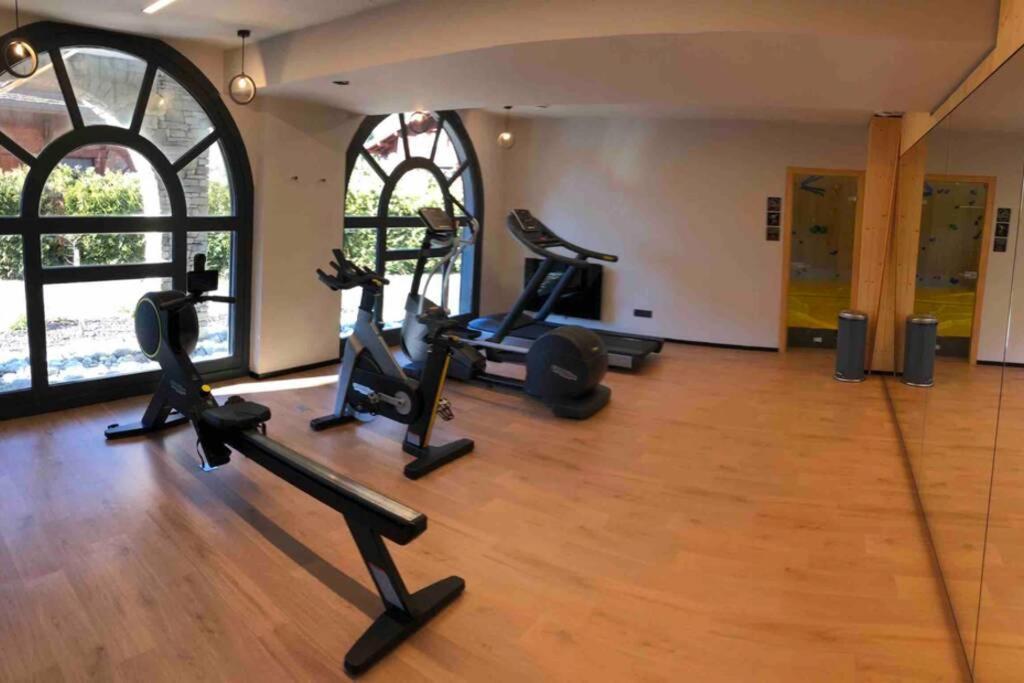 chic appart 6 pers dans résidence luxueuse La Cordee wellness gym piscine OUVERT et télétravail Chamonix Extérieur photo